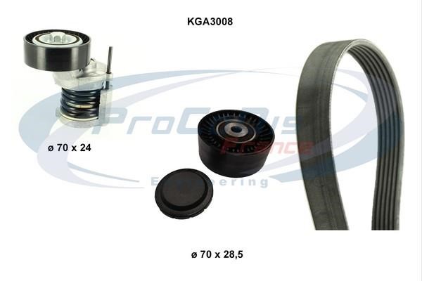 Procodis France KGA3008 Drive belt kit KGA3008