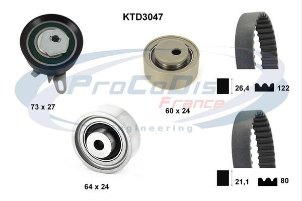 Procodis France KTD3047 Timing Belt Kit KTD3047