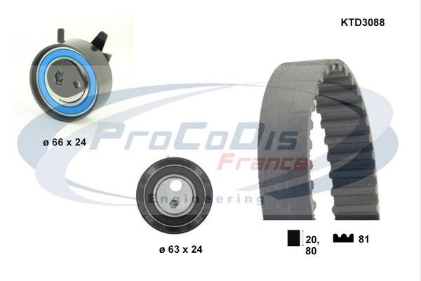 Procodis France KTD3088 Timing Belt Kit KTD3088