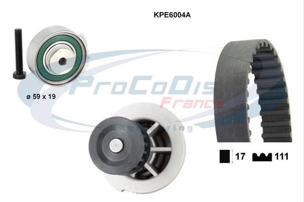  KPE6004A TIMING BELT KIT WITH WATER PUMP KPE6004A