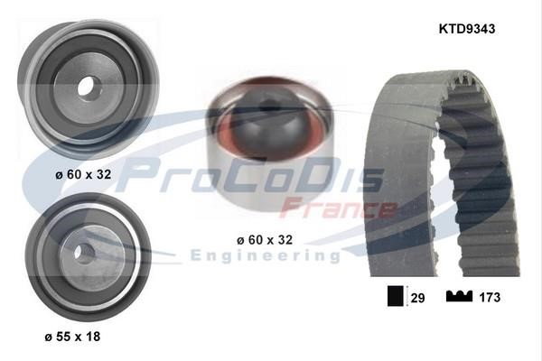 Procodis France KTD9343 Timing Belt Kit KTD9343