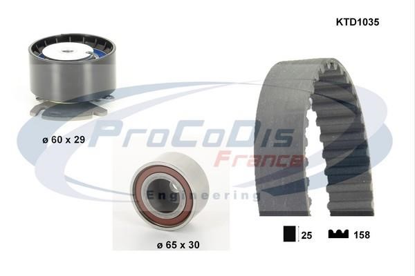 Procodis France KTD1035 Timing Belt Kit KTD1035