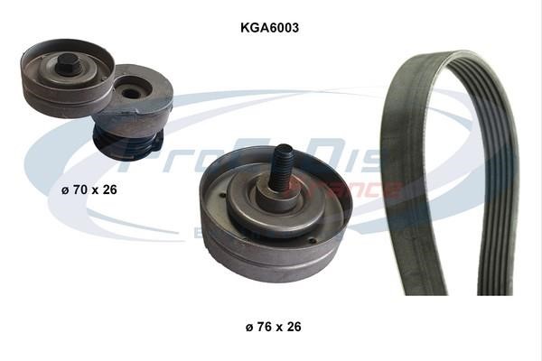 Procodis France KGA6003 Drive belt kit KGA6003