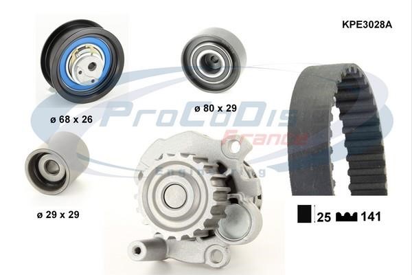  KPE3028A TIMING BELT KIT WITH WATER PUMP KPE3028A