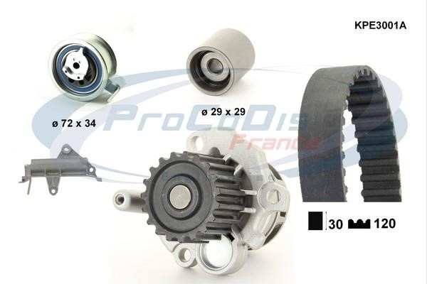  KPE3001A TIMING BELT KIT WITH WATER PUMP KPE3001A