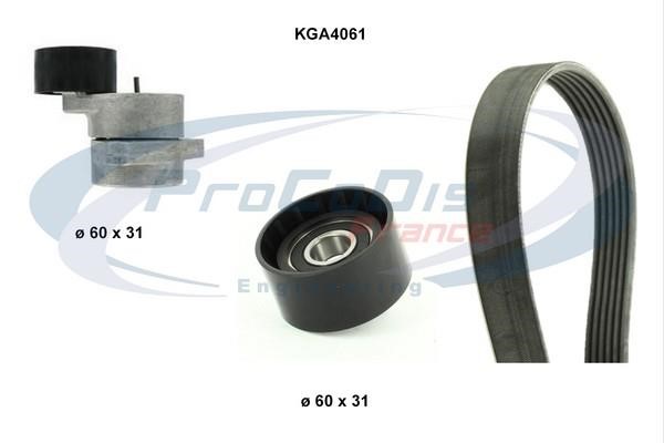 Procodis France KGA4061 Drive belt kit KGA4061