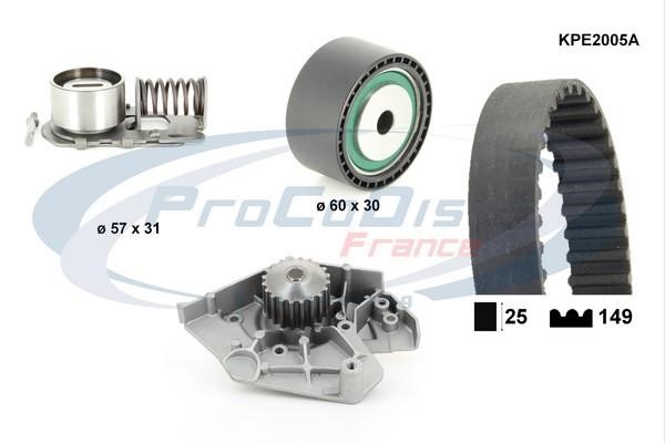 KPE2005A TIMING BELT KIT WITH WATER PUMP KPE2005A