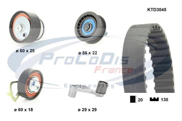 Procodis France KTD3045 Timing Belt Kit KTD3045