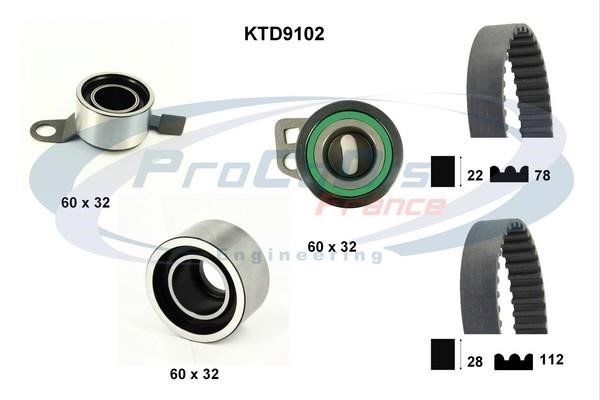 Procodis France KTD9102 Timing Belt Kit KTD9102
