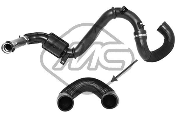 Metalcaucho 09965 Intercooler pipe 09965 09965 Metalcaucho Intercooler pipe