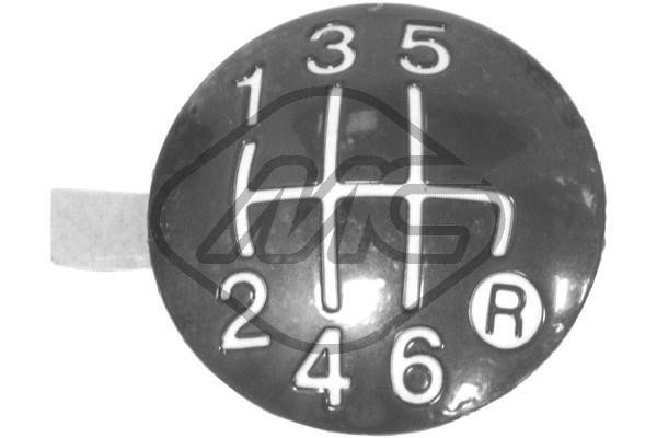 Gear knob Fiat: 65052 Metalcaucho Gear knob