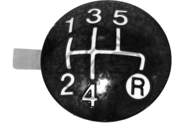 Gear knob Fiat 500: 65049 Metalcaucho Gear knob