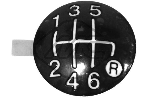 Gear knob Fiat 500: 65050 Metalcaucho Gear knob