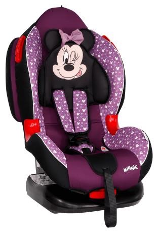 Siger KRES2663 Car seat SIGER (9-25 kg) group 1-2 Minnie Mouse Stars, purple IsoFix Disney Cocoon KRES2663 KRES2663