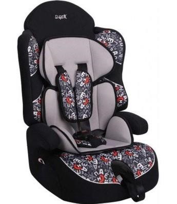 Siger KRES0275 Car seat SIGER Drive (9-36 kg) group 1-2-3 alphabet art KRES0275 KRES0275