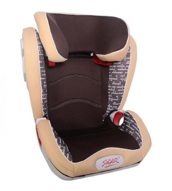 Siger KRES1478 Car seat SIGER Olimp (15-36 kg) group 2-3 brown rhombus KRES1478 KRES1478