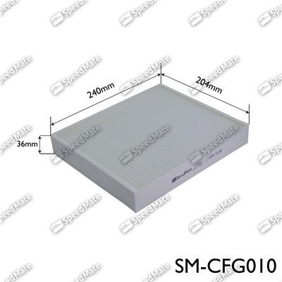 Speedmate SM-CFG010 Filter, interior air SMCFG010