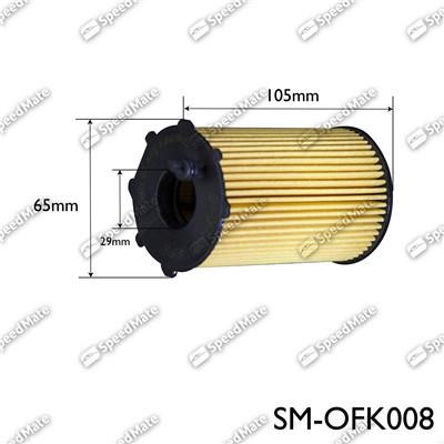 Speedmate SM-OFK008 Oil Filter SMOFK008