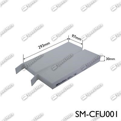 Speedmate SM-CFU001 Filter, interior air SMCFU001