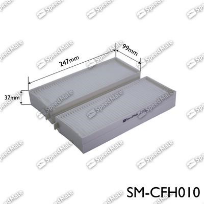 Speedmate SM-CFH010 Filter, interior air SMCFH010