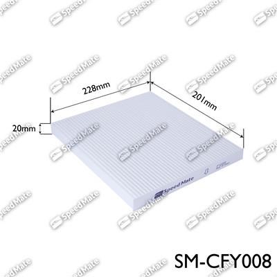 Speedmate SM-CFY008 Filter, interior air SMCFY008