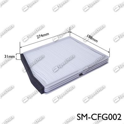 Speedmate SM-CFG002 Filter, interior air SMCFG002