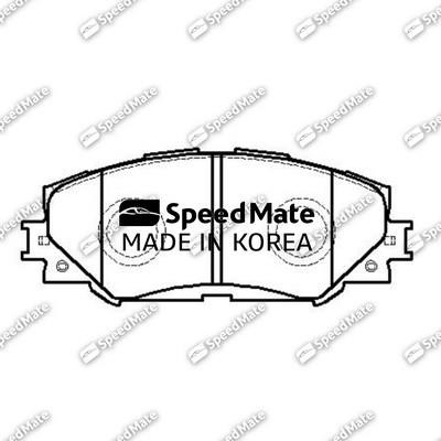 Speedmate SM-BPJ025 Brake Pad Set, disc brake SMBPJ025