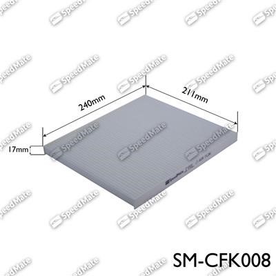 Speedmate SM-CFK008 Filter, interior air SMCFK008