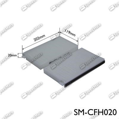 Speedmate SM-CFH020 Filter, interior air SMCFH020