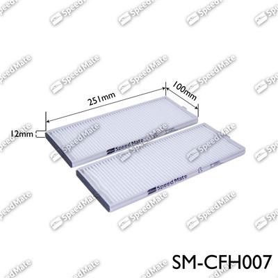 Speedmate SM-CFH007 Filter, interior air SMCFH007