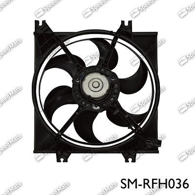 Speedmate SM-RFH036 Fan, radiator SMRFH036
