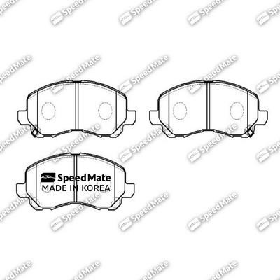 Speedmate SM-BPJ196 Front disc brake pads, set SMBPJ196