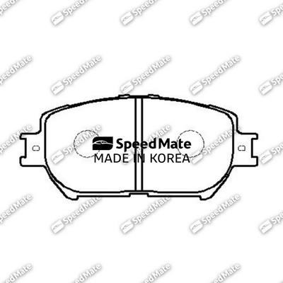 Speedmate SM-BPJ134 Front disc brake pads, set SMBPJ134