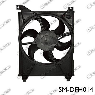 Speedmate SM-DFH014 Fan, radiator SMDFH014