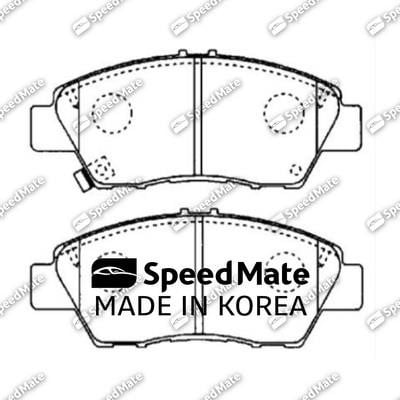 Speedmate SM-BPJ750 Front disc brake pads, set SMBPJ750