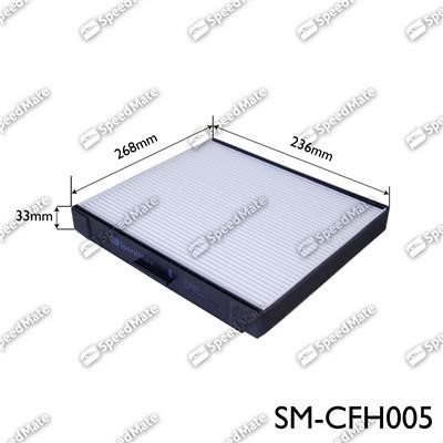 Speedmate SM-CFH005 Filter, interior air SMCFH005