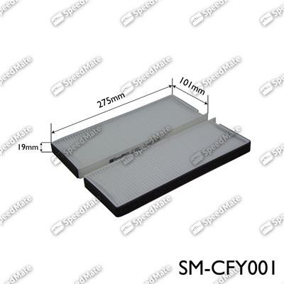 Speedmate SM-CFY001 Filter, interior air SMCFY001