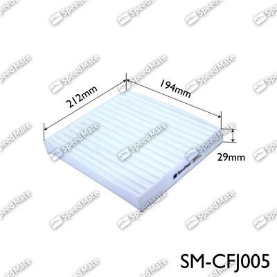 Speedmate SM-CFJ005 Filter, interior air SMCFJ005