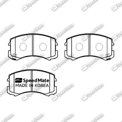 Speedmate SM-BPU140 Front disc brake pads, set SMBPU140
