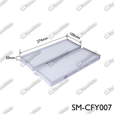 Speedmate SM-CFY007 Filter, interior air SMCFY007