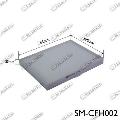 Speedmate SM-CFH002 Filter, interior air SMCFH002