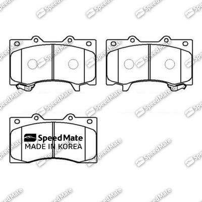 Speedmate SM-BPJ260 Brake Pad Set, disc brake SMBPJ260