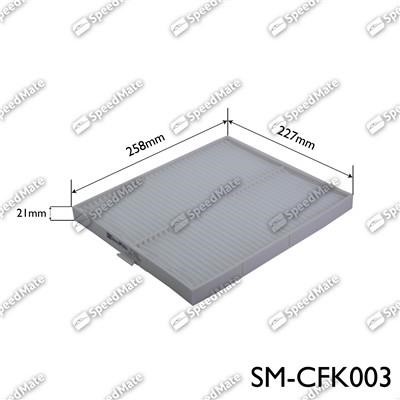 Speedmate SM-CFK003 Filter, interior air SMCFK003