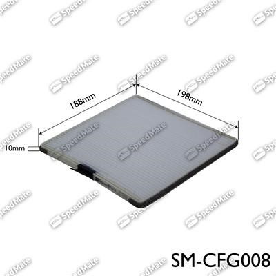 Speedmate SM-CFG008 Filter, interior air SMCFG008