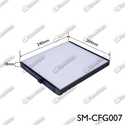 Speedmate SM-CFG007 Filter, interior air SMCFG007