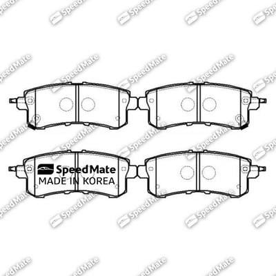 Speedmate SM-BPJ259 Rear disc brake pads, set SMBPJ259