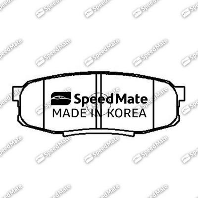Speedmate SM-BPJ225 Rear disc brake pads, set SMBPJ225