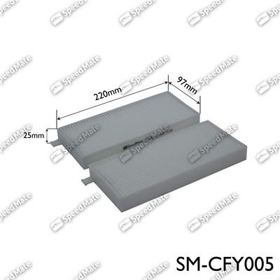 Speedmate SM-CFY005 Filter, interior air SMCFY005