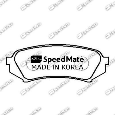 Speedmate SM-BPJ210 Rear disc brake pads, set SMBPJ210