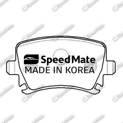 Speedmate SM-BPE170 Rear disc brake pads, set SMBPE170